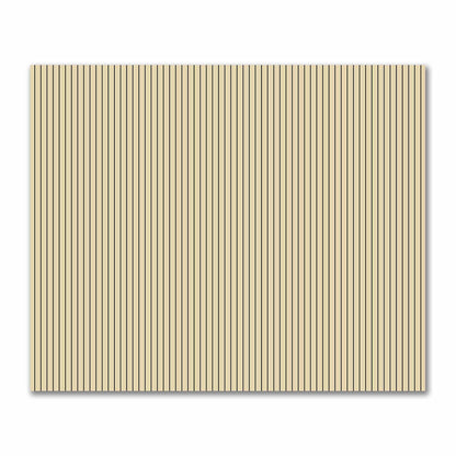 Cotton Sateen Fabric with Fine Black Stripes on Tan, FACS-1014-151