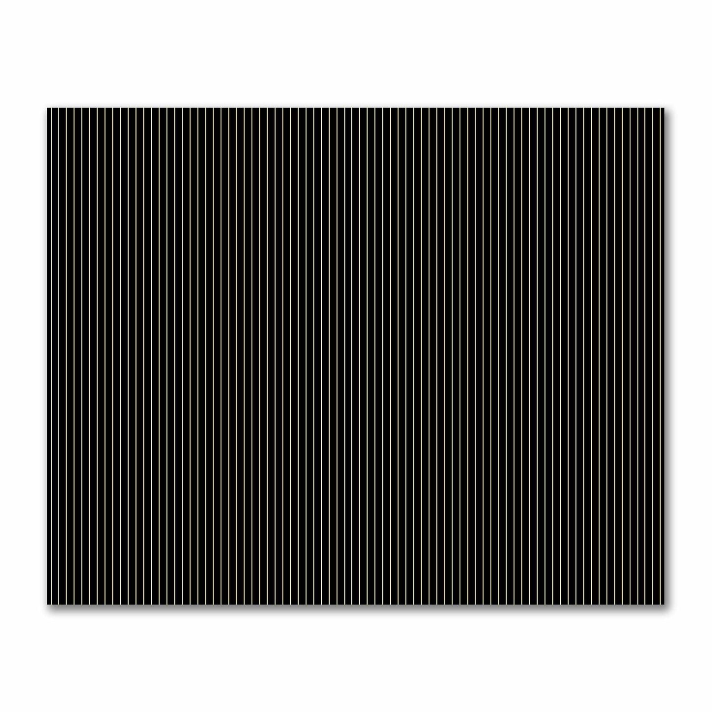 Cotton Sateen Fabric with Fine Tan Stripes on Black, FACS-1014-152