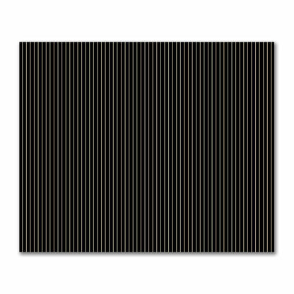 Cotton Sateen Fabric with Fine Tan Stripes on Black, FACS-1014-152