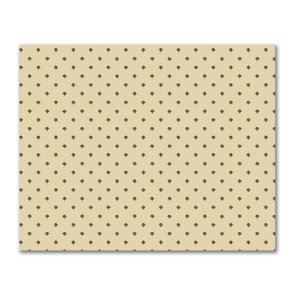 Tan Cotton Sateen Fabric with Black Hand-painted Swizzle Motif Print | FACS-1014-171