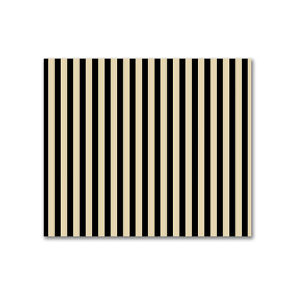 Cotton Sateen Fabric with Thin Black Bars on Tan, FACS-1014-241