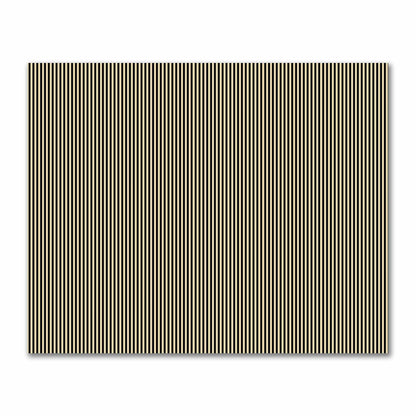 Cotton Sateen Fabric with Thin Black Bars on Tan, FACS-1014-241