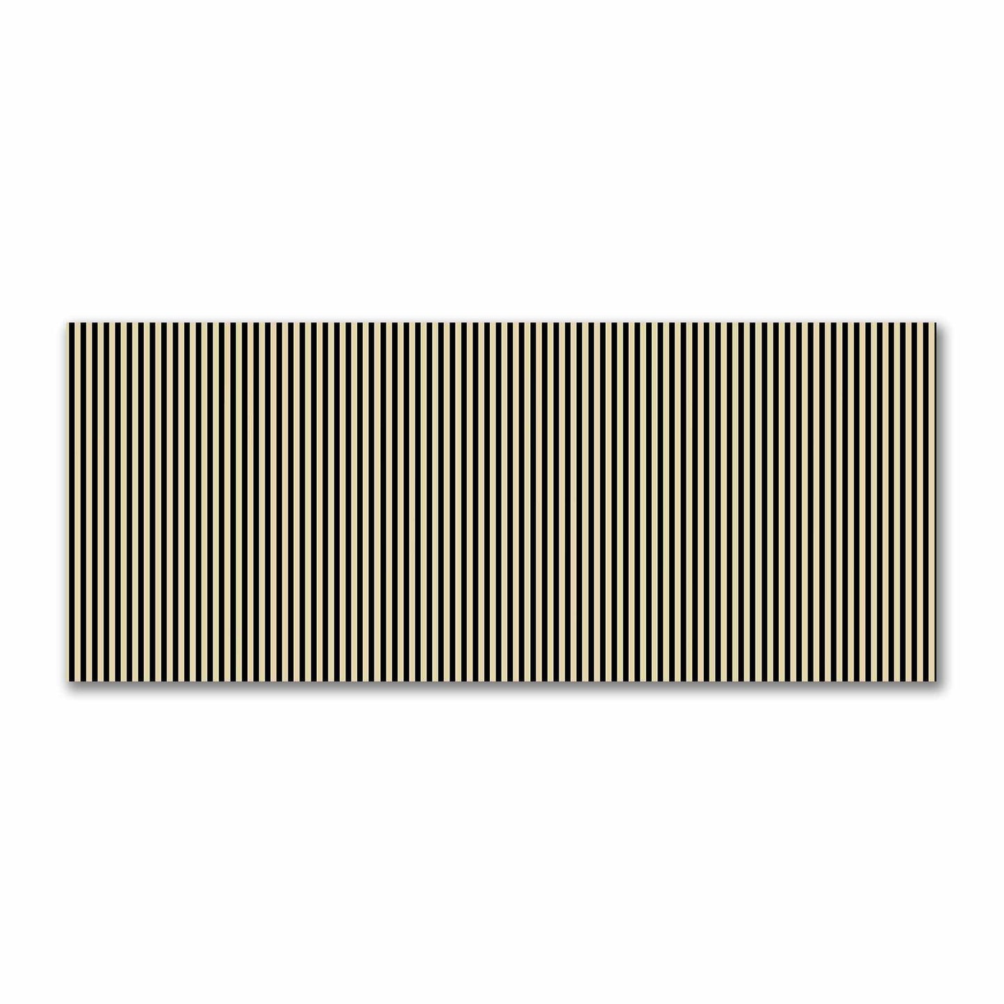 Cotton Sateen Fabric with Thin Black Bars on Tan, FACS-1014-241