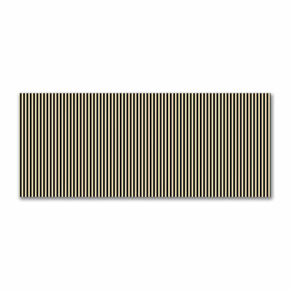 Cotton Sateen Fabric with Thin Black Bars on Tan, FACS-1014-241