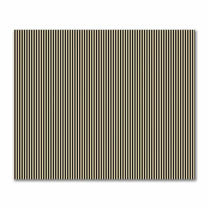 Cotton Sateen Fabric with Thin Black Bars on Tan, FACS-1014-241
