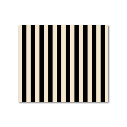 Cotton Sateen Fabric with Black Bars on Beige, FACS-1015-051