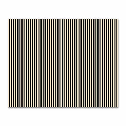 Cotton Sateen Fabric with Black Bars on Beige, FACS-1015-051