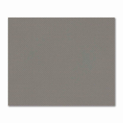 Beige Cotton Sateen Fabric with Black Repeating Square Motif Print | FACS-1015-122