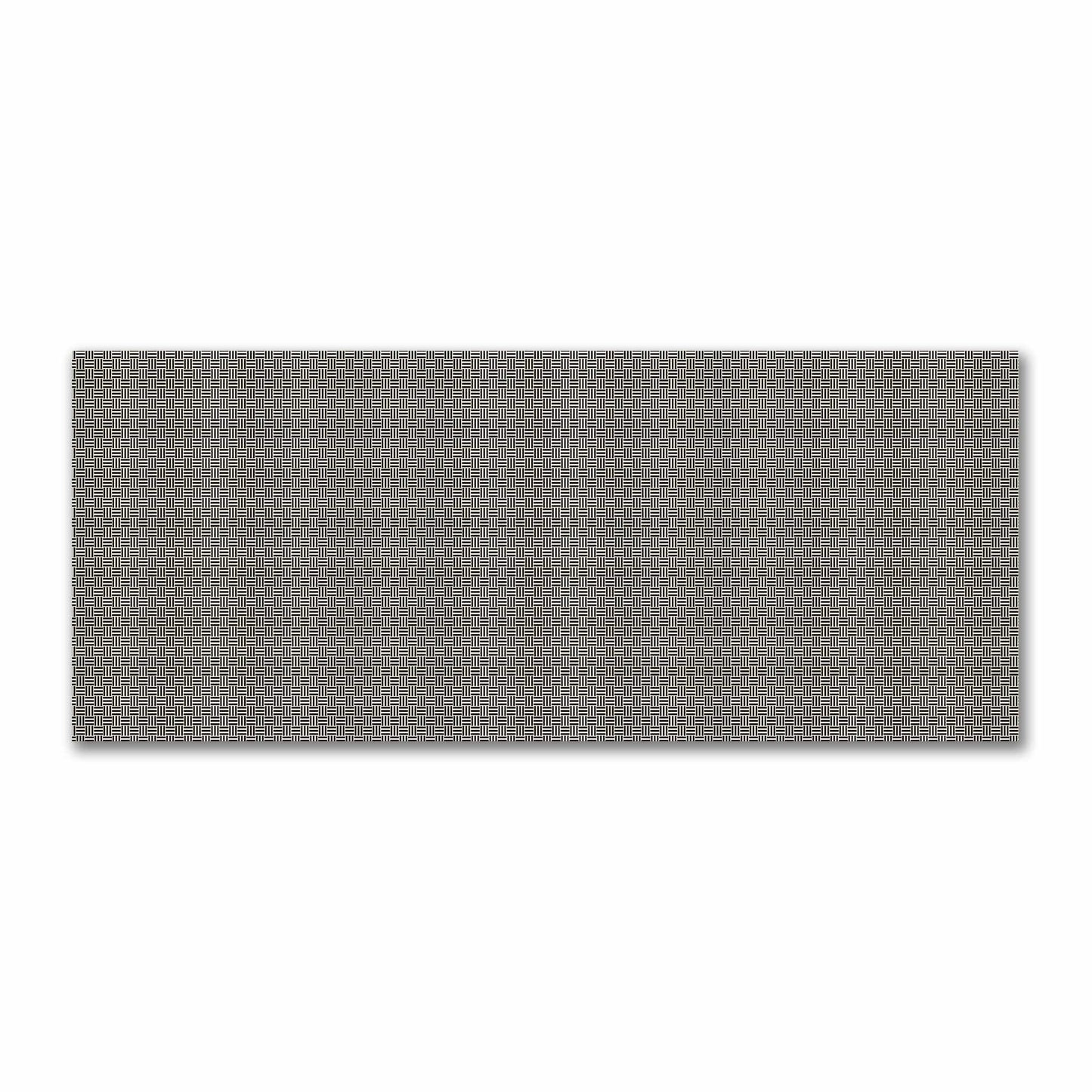 Beige Cotton Sateen Fabric with Black Single Weave Motif Print | FACS-1015-142