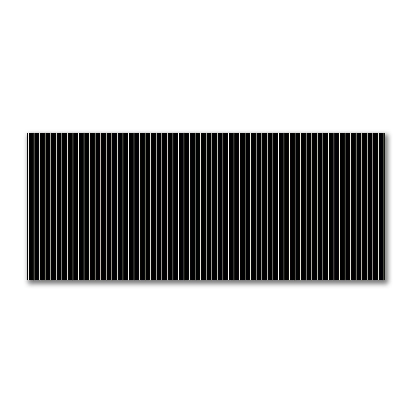 Cotton Sateen Fabric with Fine Beige Stripes on Black, FACS-1015-152