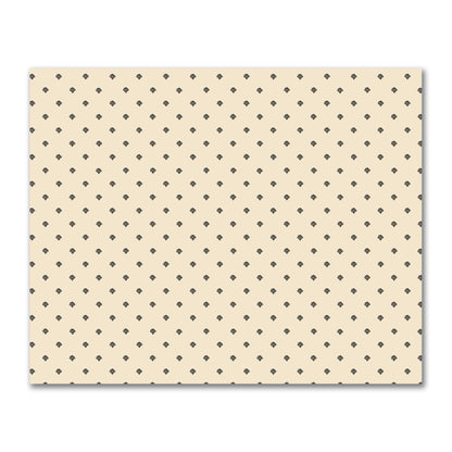 Beige Cotton Sateen Fabric with Black Hand-painted Swizzle Motif Print | FACS-1015-171