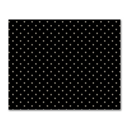 Black Cotton Sateen Fabric with Beige Hand-painted Swizzle Motif Print | FACS-1015-172