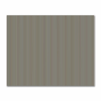Cotton Sateen Fabric with Thin Black Bars on Beige, FACS-1015-241