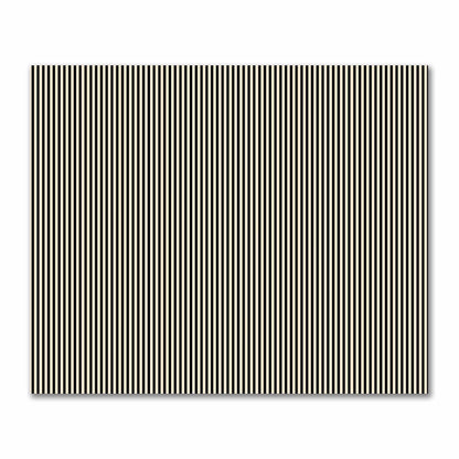 Cotton Sateen Fabric with Thin Black Bars on Beige, FACS-1015-241
