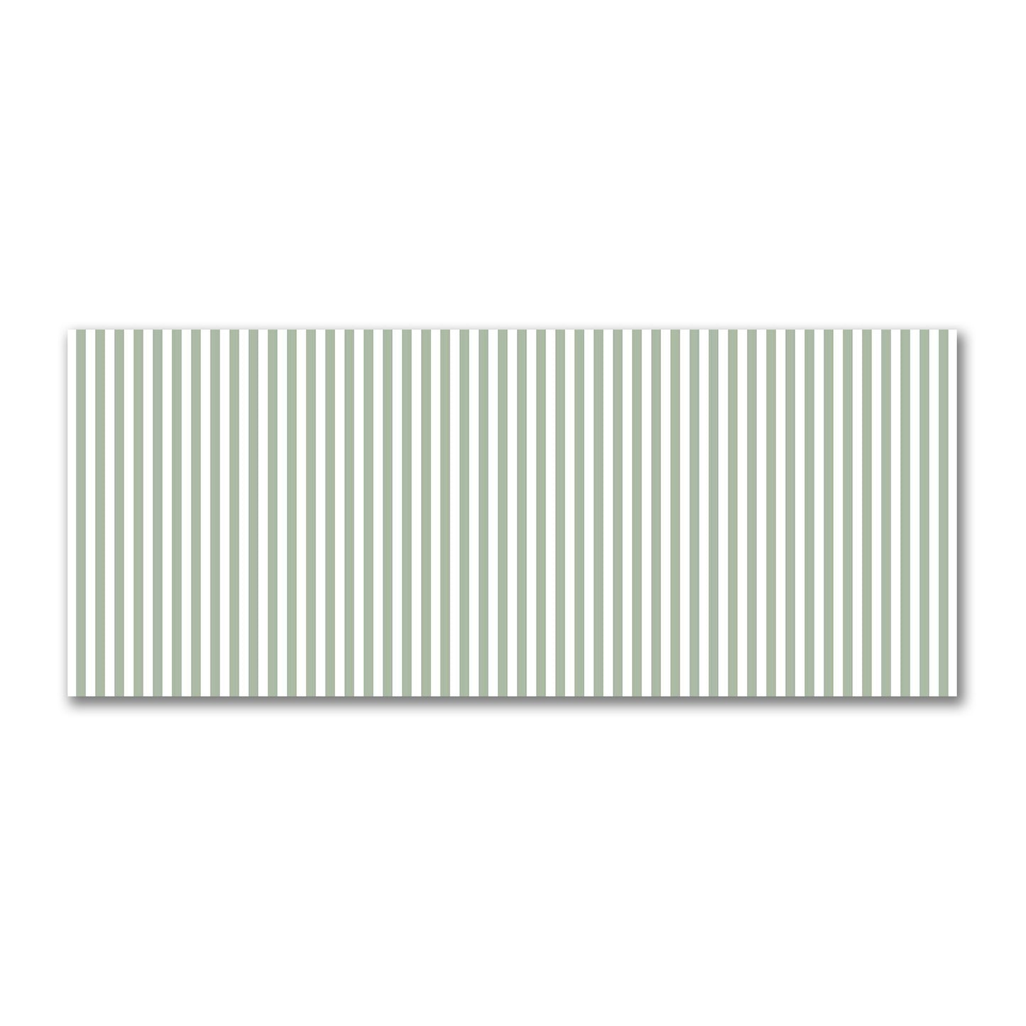 Off-White Cotton Sateen Fabric with Green Bars, FACS-1052-051