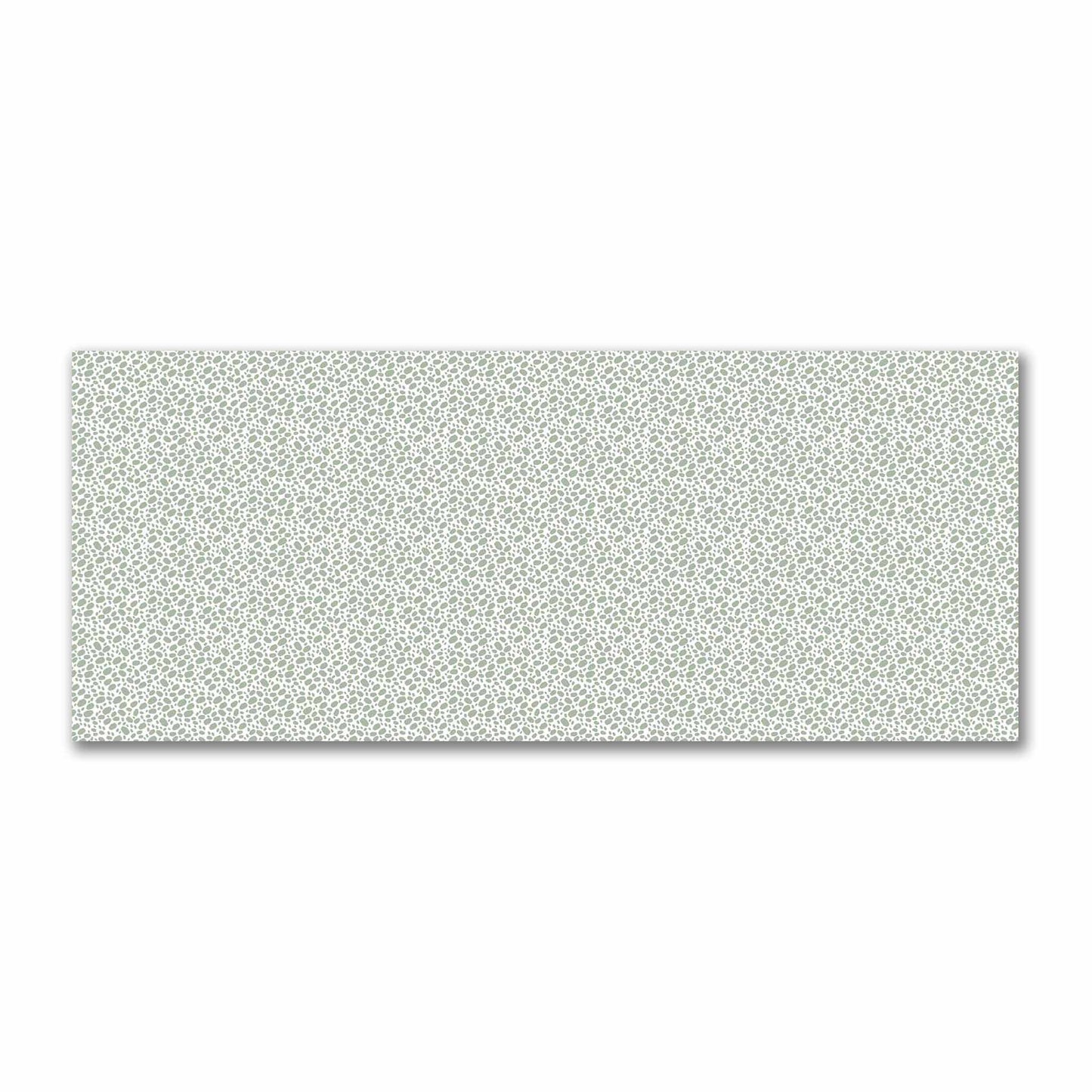 Off-White Cotton Sateen Fabric with Green Hand-painted Dab Motif Print | FACS-1052-092