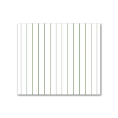 Off-White Cotton Sateen Fabric with Fine Green Stripes, FACS-1052-151
