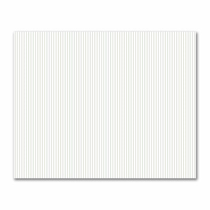 Off-White Cotton Sateen Fabric with Fine Green Stripes, FACS-1052-151
