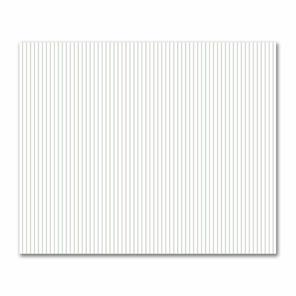 Off-White Cotton Sateen Fabric with Fine Green Stripes, FACS-1052-151