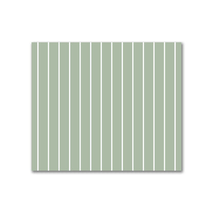 Cotton Sateen Fabric with Fine Off-White Stripes on Green, FACS-1052-152