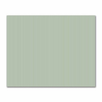 Cotton Sateen Fabric with Fine Off-White Stripes on Green, FACS-1052-152