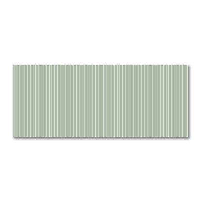 Cotton Sateen Fabric with Fine Off-White Stripes on Green, FACS-1052-152