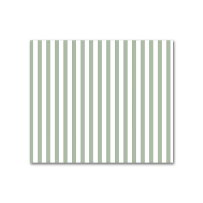 Off-White Cotton Sateen Fabric with Thin Green Bars, FACS-1052-241