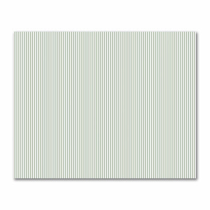 Off-White Cotton Sateen Fabric with Thin Green Bars, FACS-1052-241