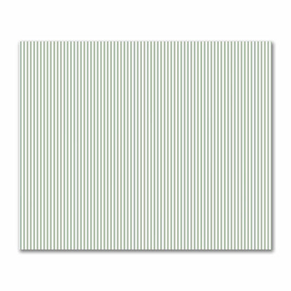 Off-White Cotton Sateen Fabric with Thin Green Bars, FACS-1052-241
