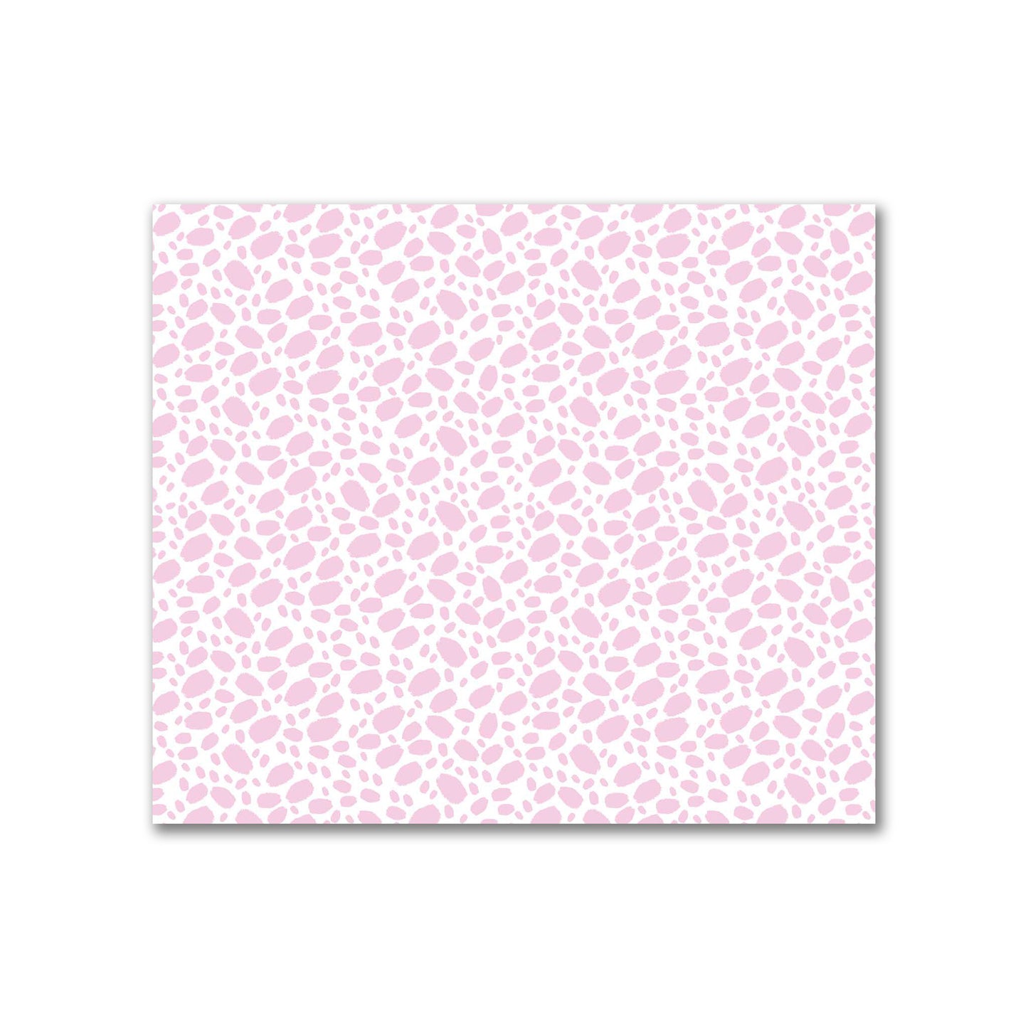 Off-White Cotton Sateen Fabric with Pink Hand-painted Dab Motif Print | FACS-1081-092