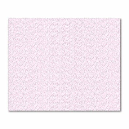 Off-White Cotton Sateen Fabric with Pink Hand-painted Dab Motif Print | FACS-1081-092