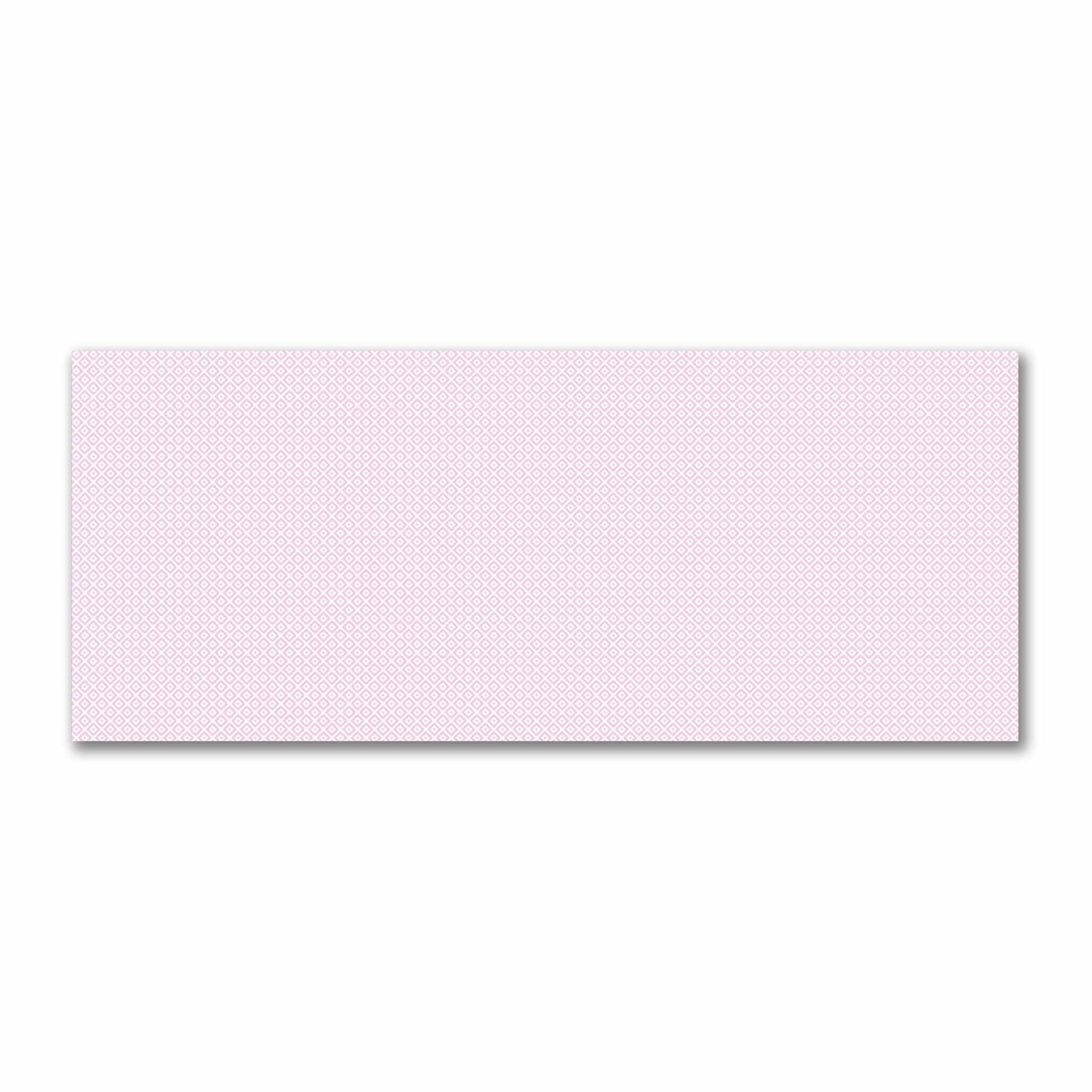 Off-White Cotton Sateen Fabric with Pink Repeating Square Motif Print | FACS-1081-122