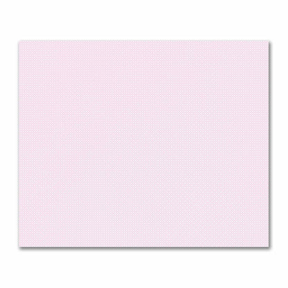 Off-White Cotton Sateen Fabric with Pink Repeating Square Motif Print | FACS-1081-122
