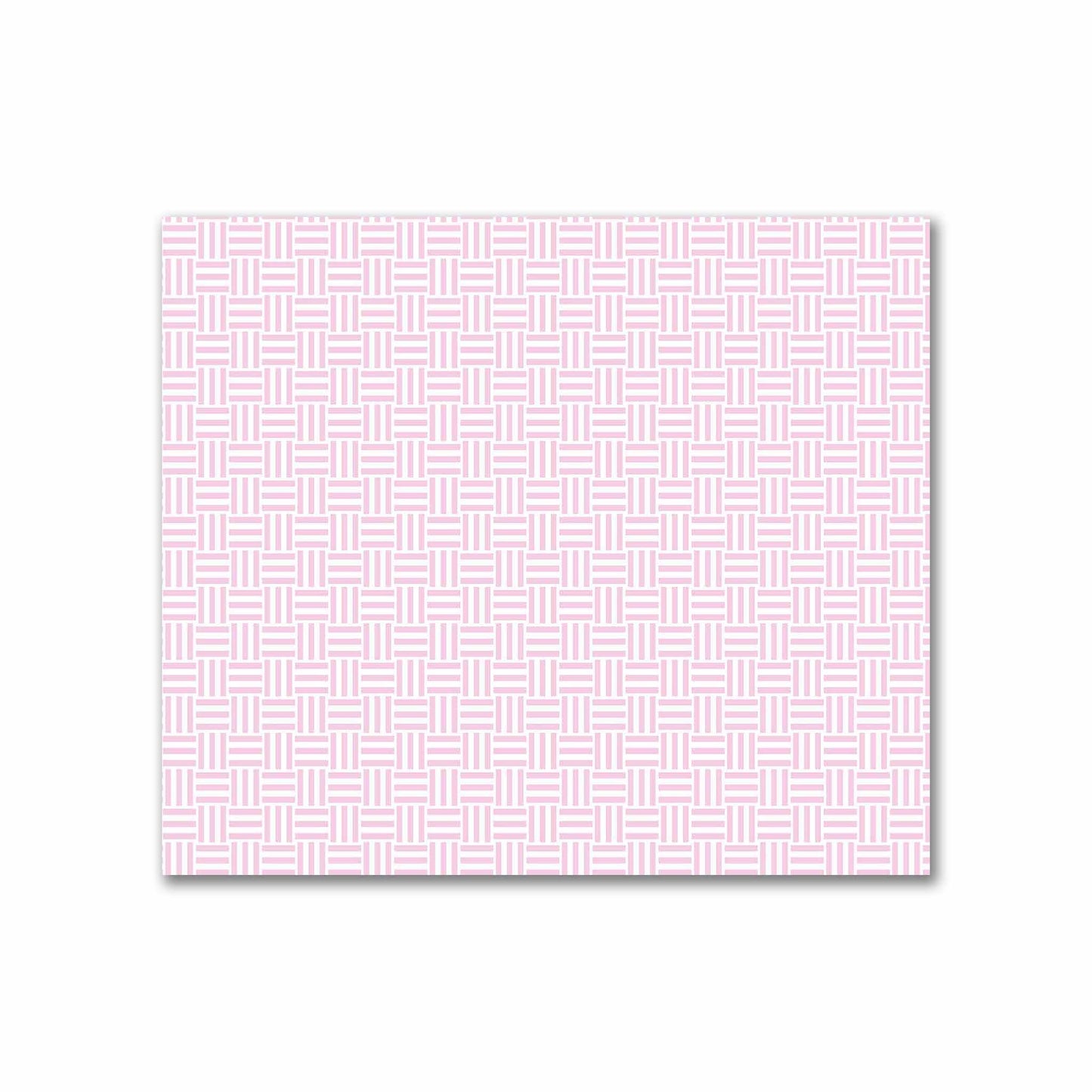 Off-White Cotton Sateen Fabric with Pink Single Weave Motif Print | FACS-1081-142