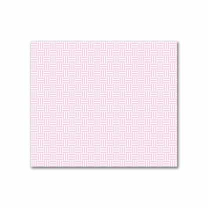 Off-White Cotton Sateen Fabric with Pink Single Weave Motif Print | FACS-1081-142