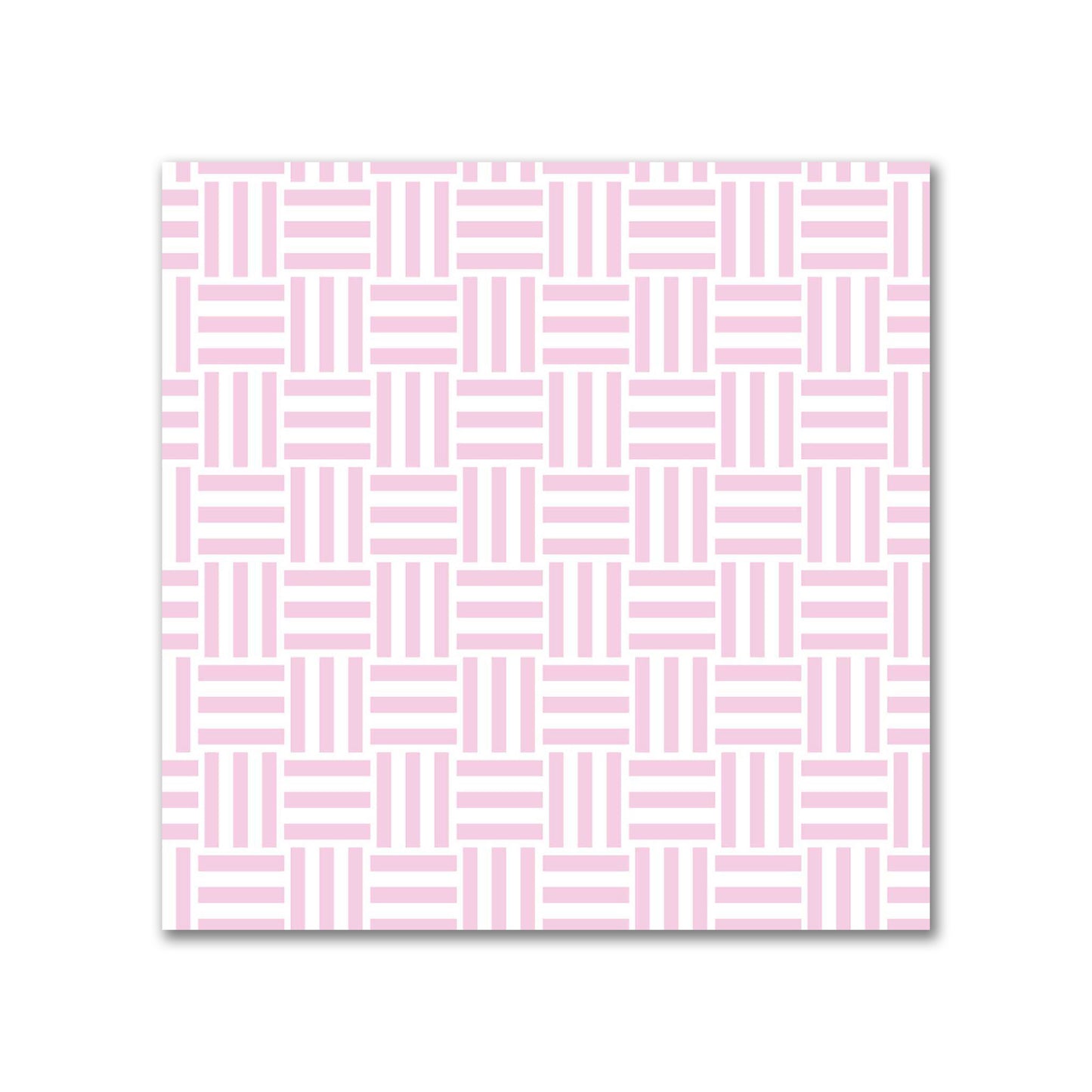 Off-White Cotton Sateen Fabric with Pink Single Weave Motif Print | FACS-1081-142