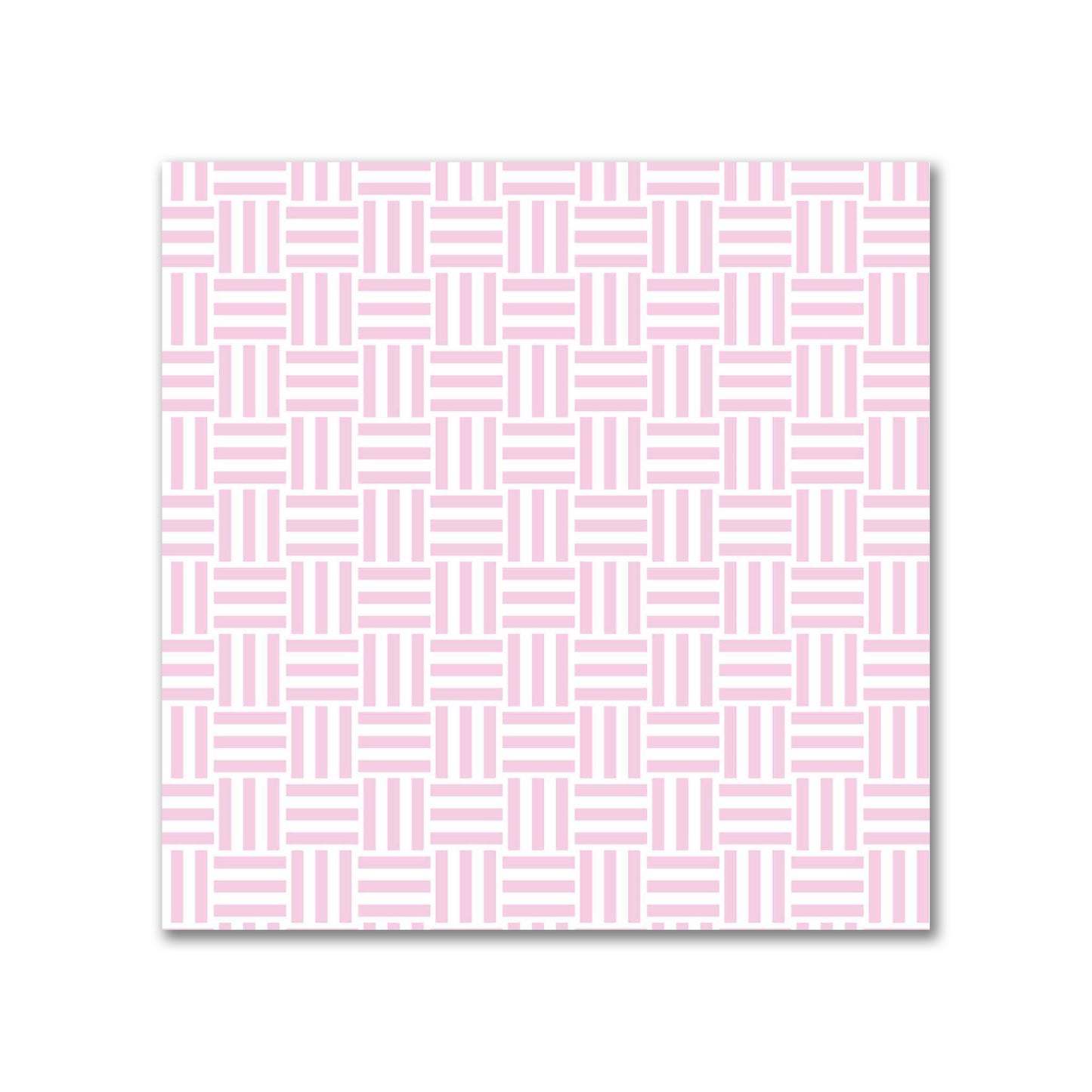 Off-White Cotton Sateen Fabric with Pink Double Weave Motif Print | FACS-1081-144