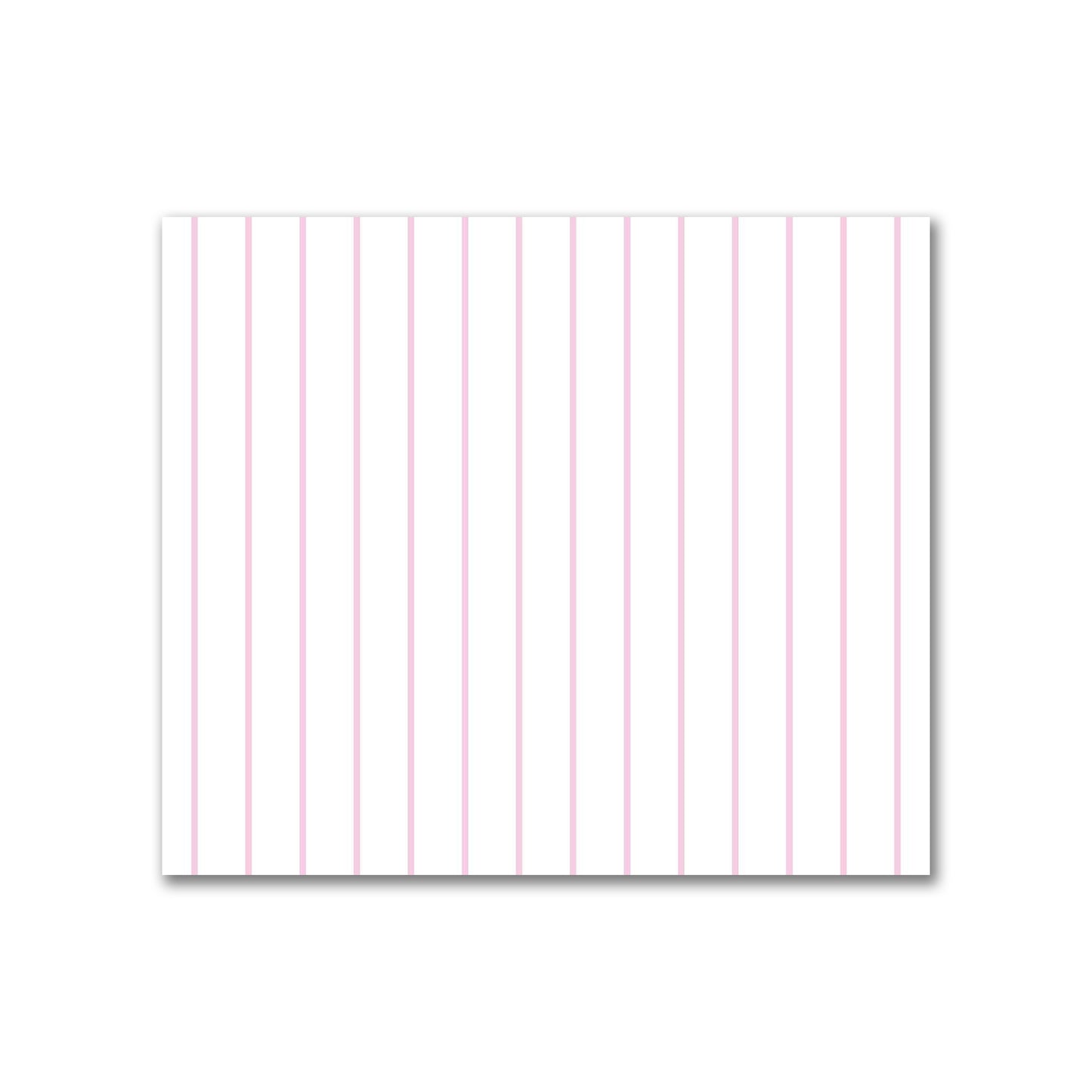 Off-White Cotton Sateen Fabric with Fine Pink Stripes, FACS-1081-151