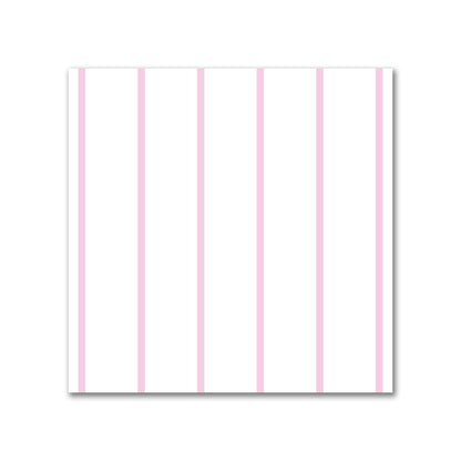 Off-White Cotton Sateen Fabric with Fine Pink Stripes, FACS-1081-151