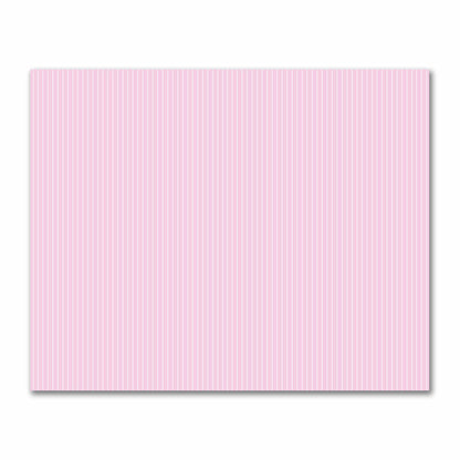Cotton Sateen Fabric with Fine Off-White Stripes on Pink, FACS-1081-152