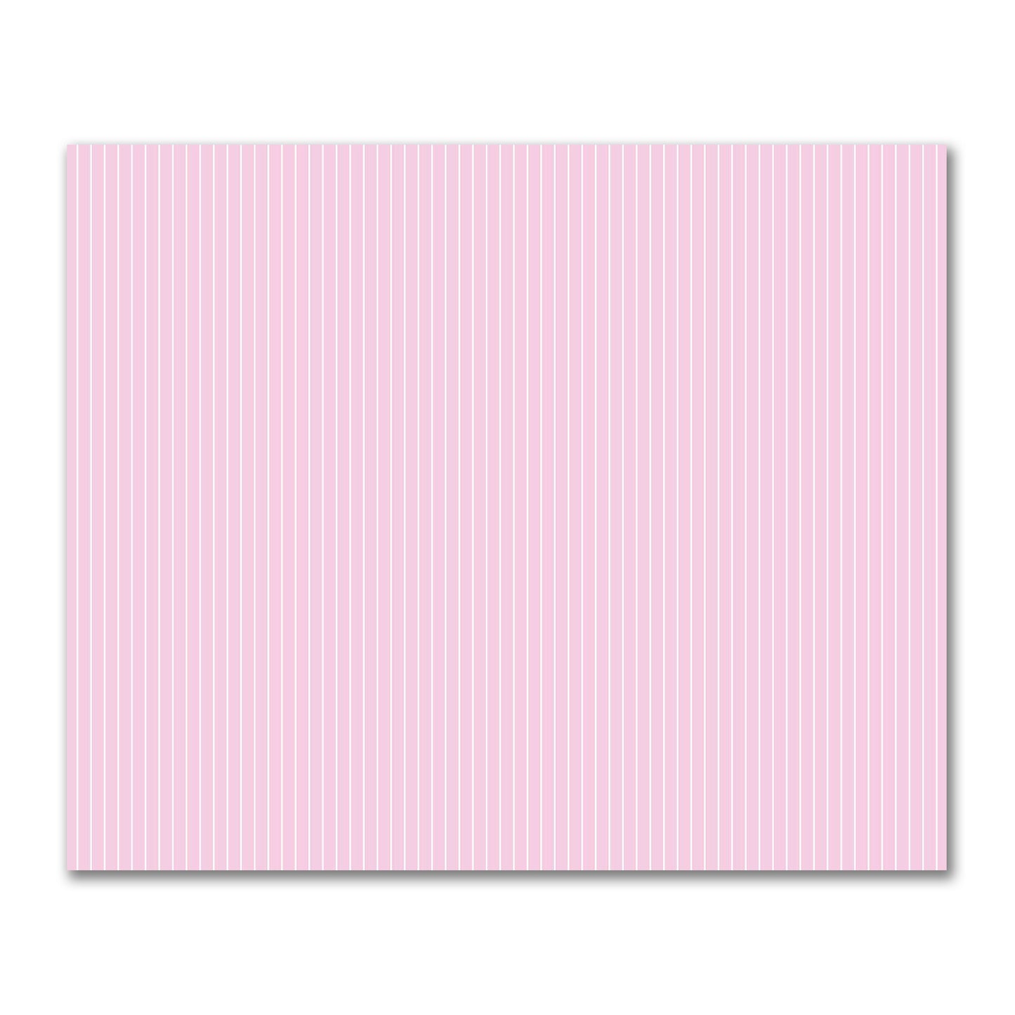 Cotton Sateen Fabric with Fine Off-White Stripes on Pink, FACS-1081-152