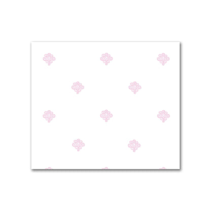 Off-White Cotton Sateen Fabric with Pink Hand-painted Swizzle Motif Print | FACS-1081-171