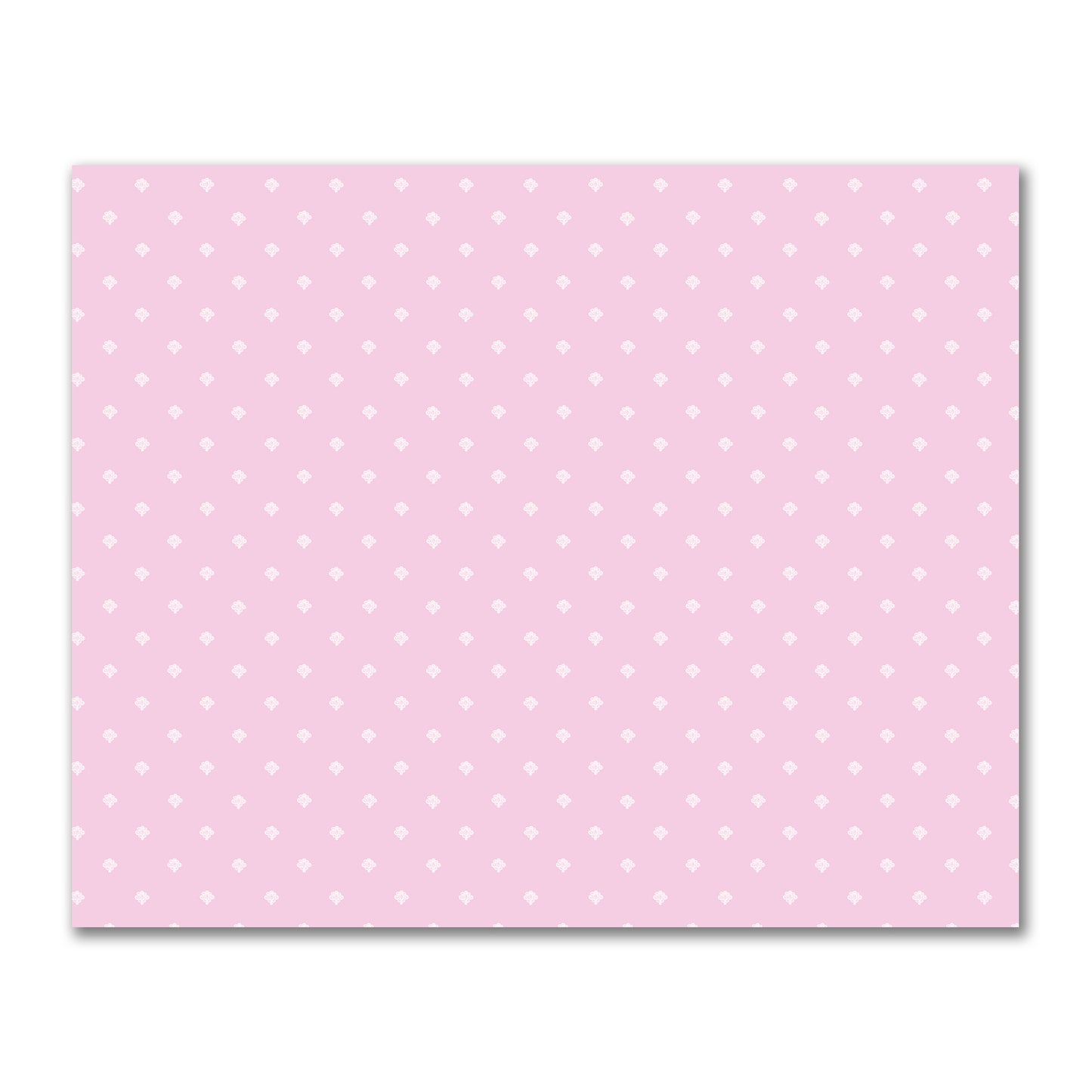 Pink Cotton Sateen Fabric with Off-White Hand-painted Swizzle Motif Print | FACS-1081-172
