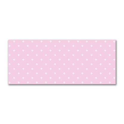 Pink Cotton Sateen Fabric with Off-White Hand-painted Swizzle Motif Print | FACS-1081-172