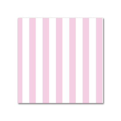 Off-White Cotton Sateen Fabric with Thin Pink Bars, FACS-1081-241