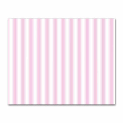 Off-White Cotton Sateen Fabric with Thin Pink Bars, FACS-1081-241