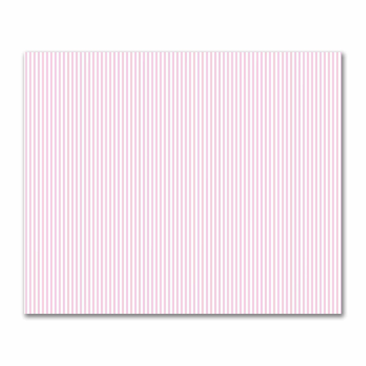 Off-White Cotton Sateen Fabric with Thin Pink Bars, FACS-1081-241