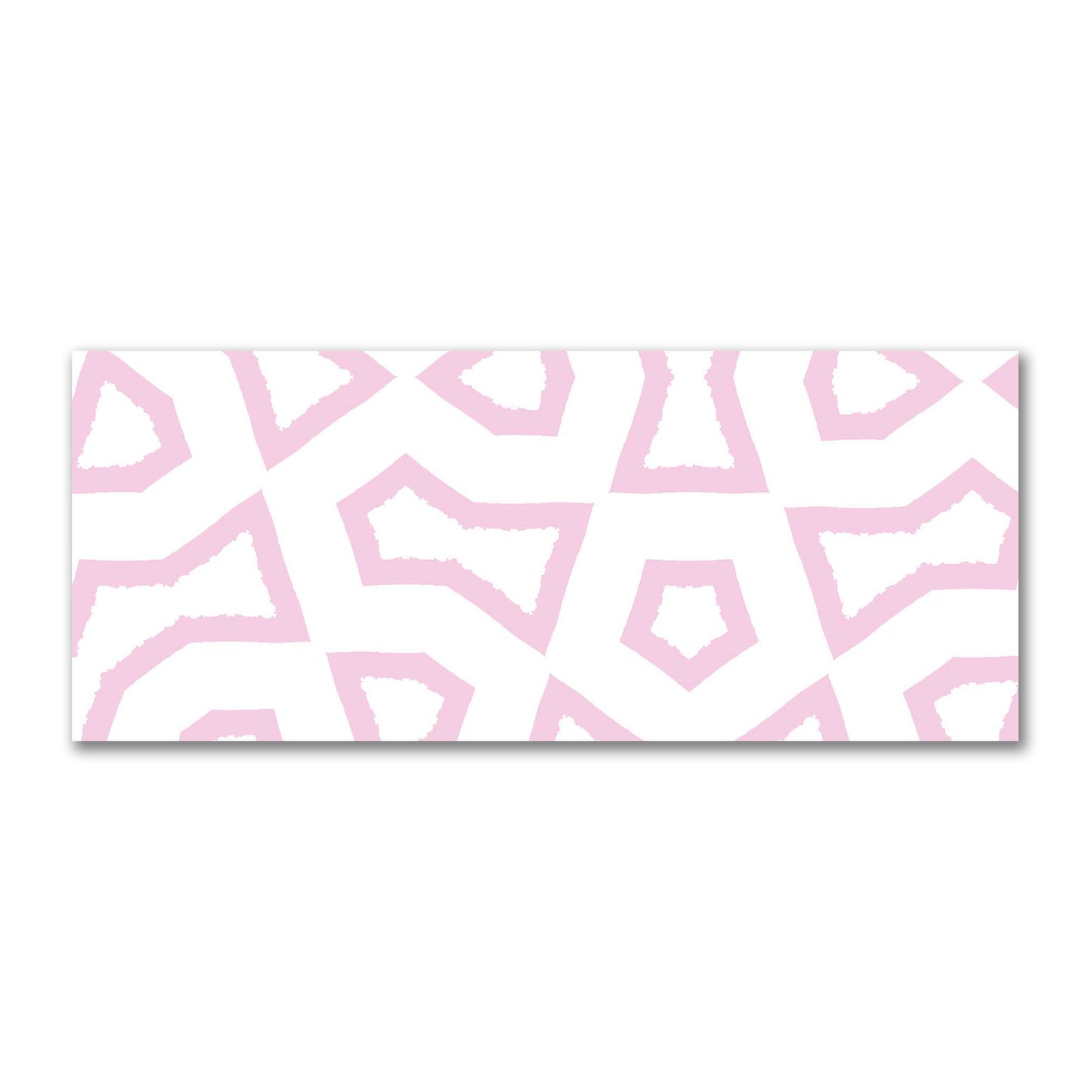Off-White Cotton Sateen Fabric with Bold Pink Graphic  | FACS-1081-391