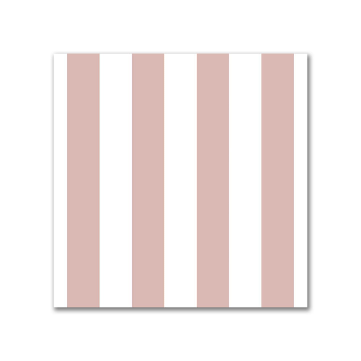 Off-White Cotton Sateen Fabric with Salmon Bars, FACS-1139-051