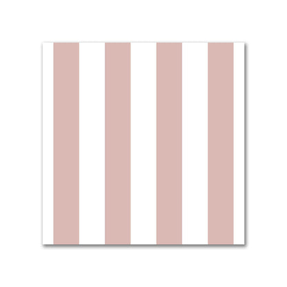 Off-White Cotton Sateen Fabric with Salmon Bars, FACS-1139-051